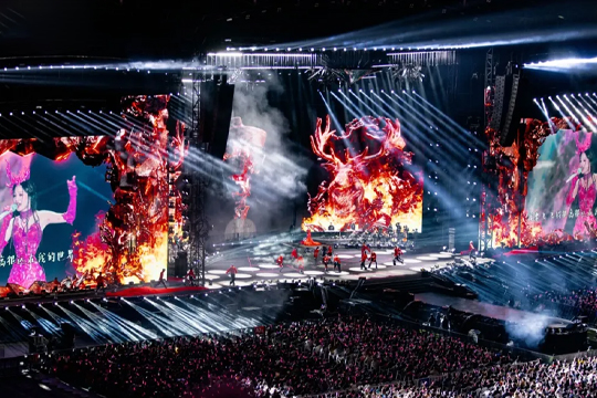 天后回归！MILE米乐LED巨幕助力张韶涵打造梦幻舞台，唱响哈尔滨！