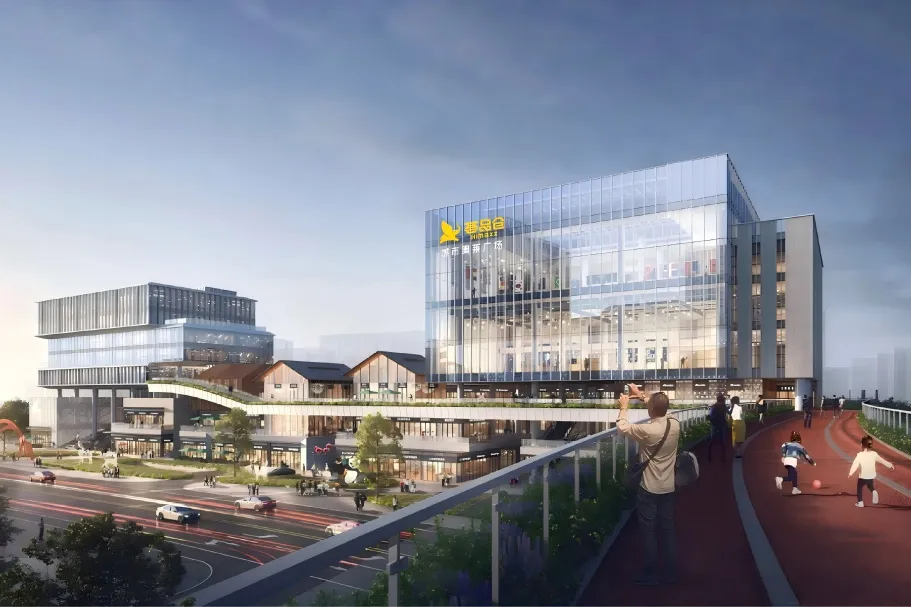 再添新地标！MILE米乐LED屏点亮泰安荟品仓城市奥莱广场